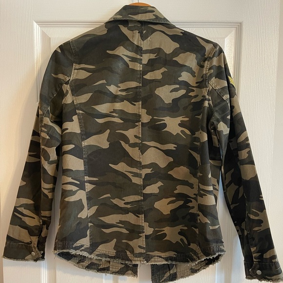 Jolt Olive Green camouflage Jacket with embellishments - Picture 3 of 7